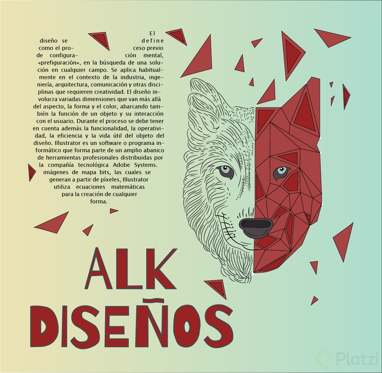 Tipos de textos en Illustrator Platzi